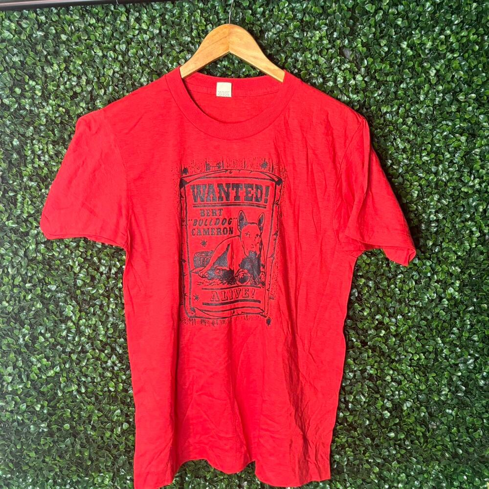 Vintage 80s Single Stitch Dog Tee Size Large